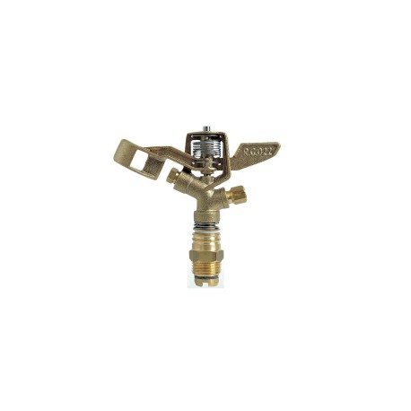 ASPERSOR BRONCE CIRC. COMPLETO 1/2" 1.9M3/H 1.5-4BAR 11.4-13M RADIO (RC-022/2 BOQUILLAS)