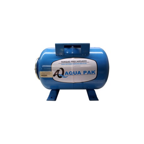 TANQUE PRECARGADO HORIZONTAL AQUAPAK 24L AC C/MEMB (AQ24LH/AC)