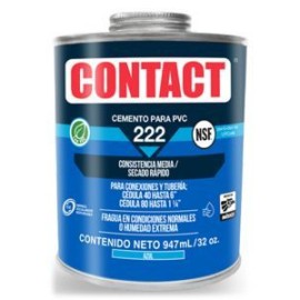 PEGAMENTO PVC 222 1 LT. AZUL (Z-22204)